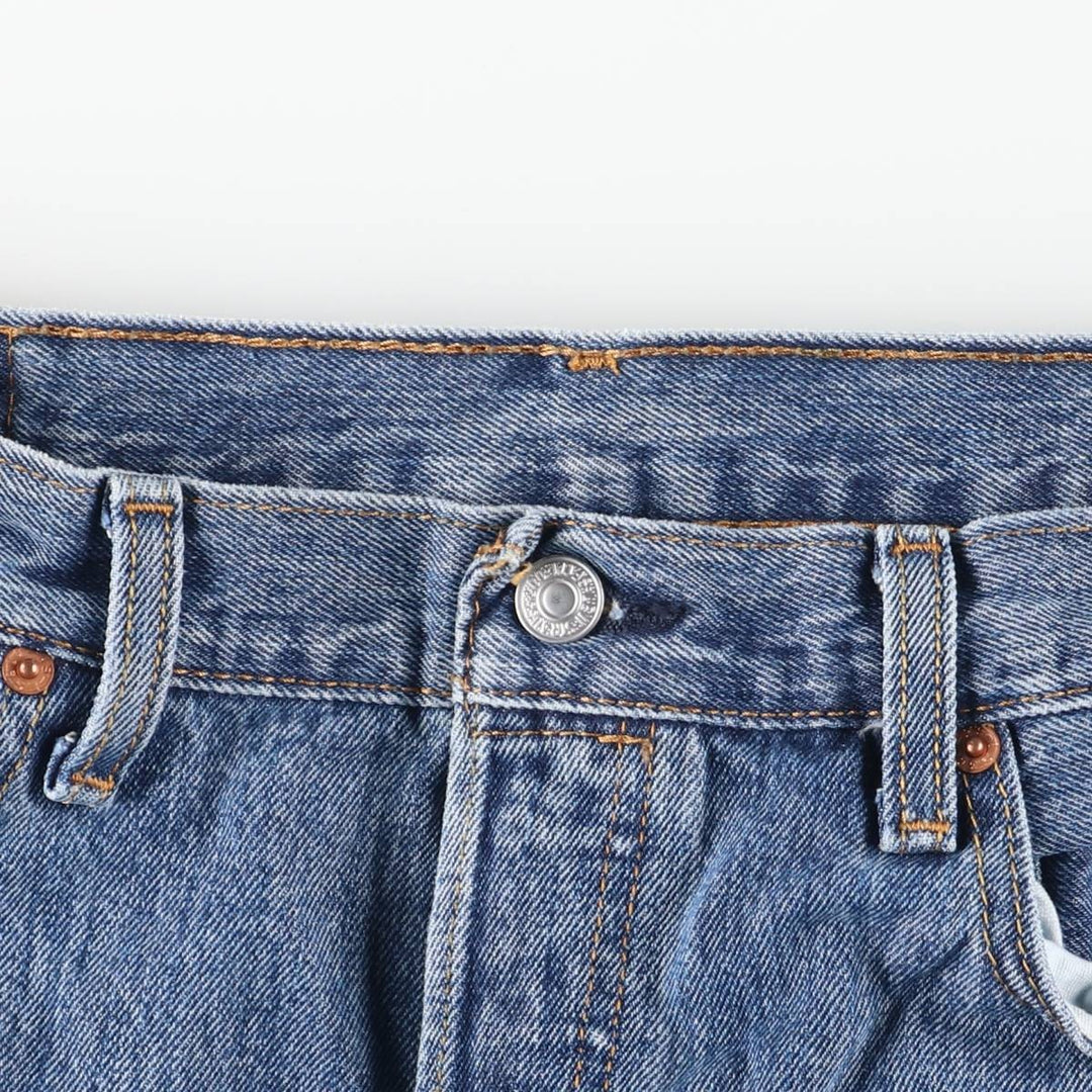 Levi's 501 straight denim pants for men, size W35 cotton blue type Vintage Second Hand