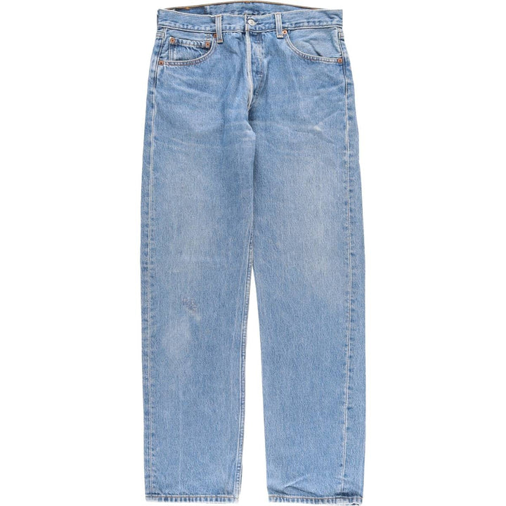 Levi's 501 straight denim pants for men, size W32 cotton blue type Vintage Second Hand
