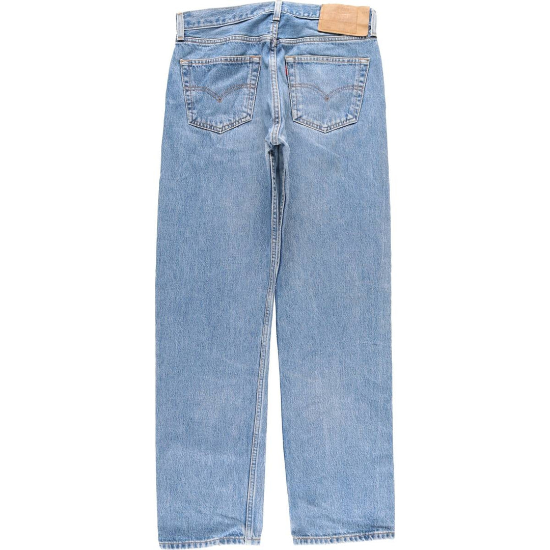 Levi's 501 straight denim pants for men, size W32 cotton blue type Vintage Second Hand