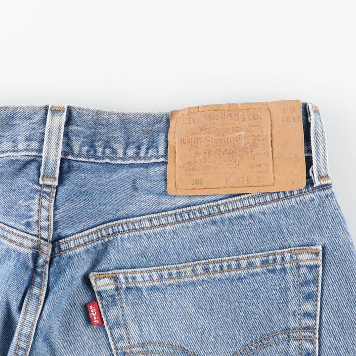 Levi's 501 straight denim pants for men, size W32 cotton blue type Vintage Second Hand