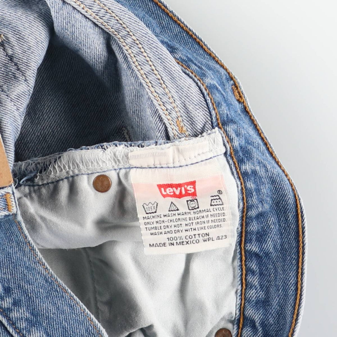 Levi's 501 straight denim pants for men, size W32 cotton blue type Vintage Second Hand