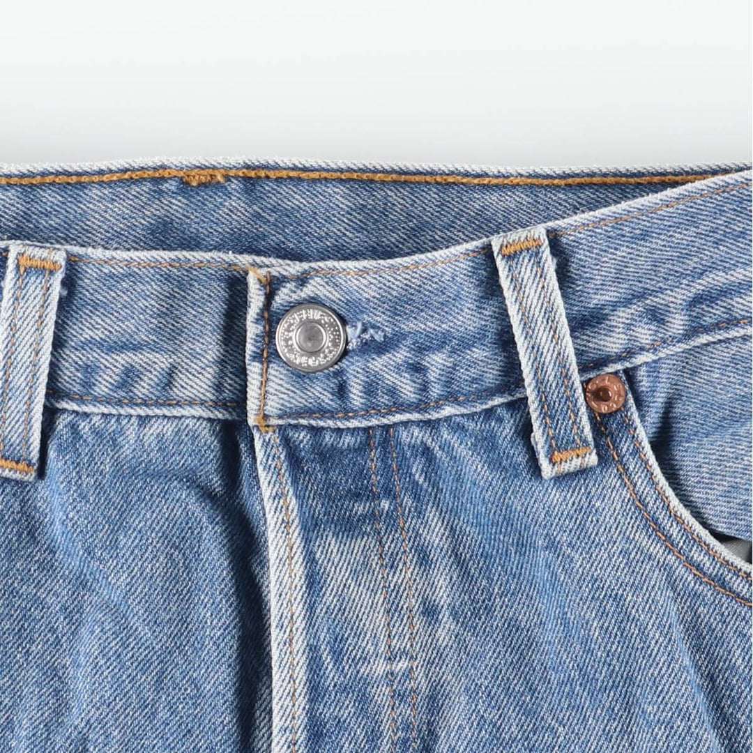 Levi's 501 straight denim pants for men, size W32 cotton blue type Vintage Second Hand