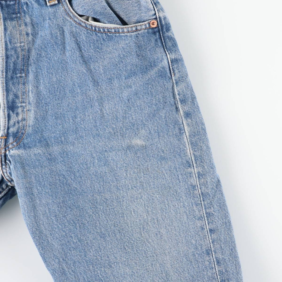 Levi's 501 straight denim pants for men, size W32 cotton blue type Vintage Second Hand