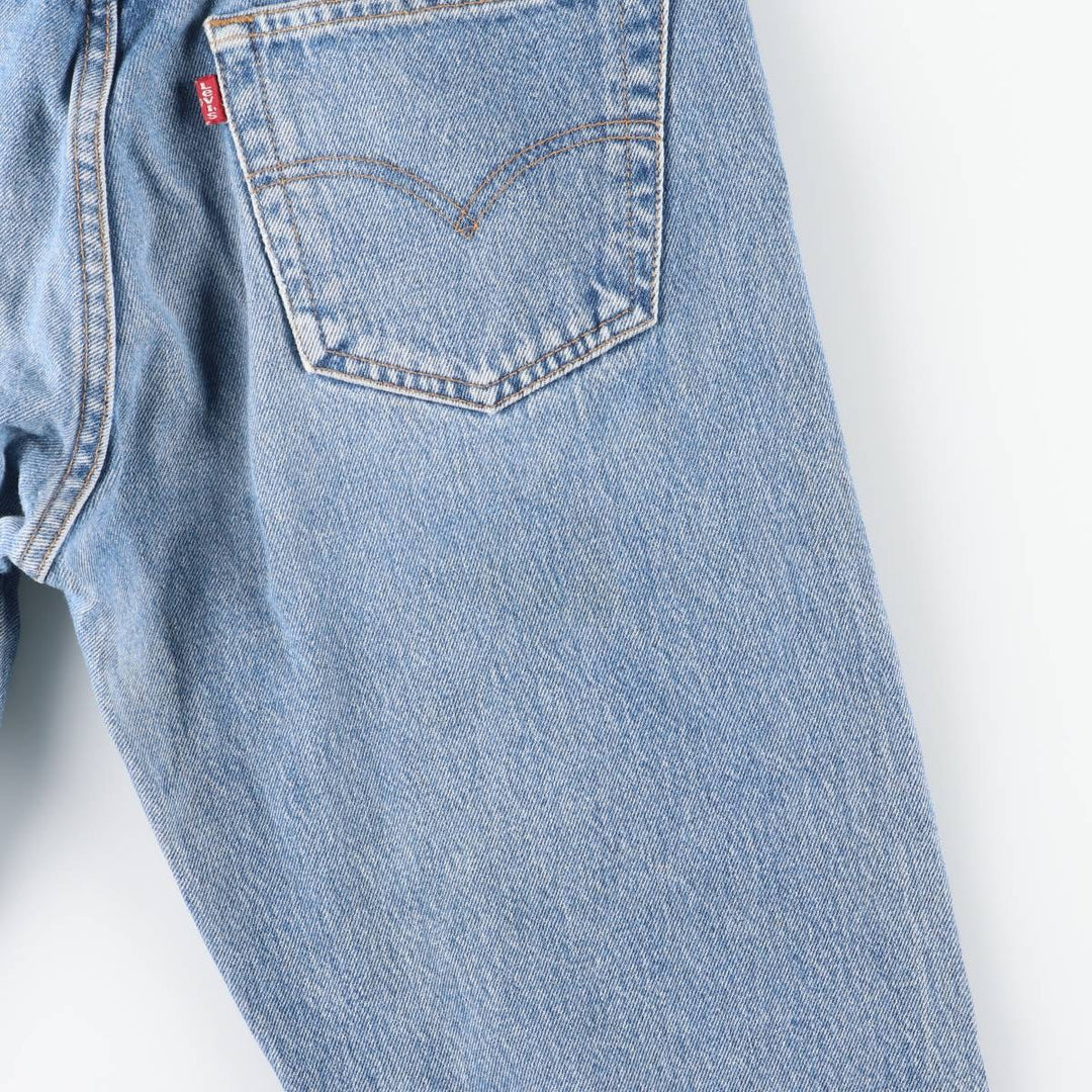 Levi's 501 straight denim pants for men, size W32 cotton blue type Vintage Second Hand