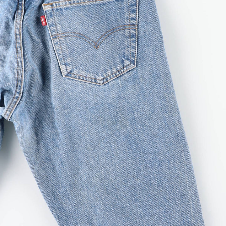 Levi's 501 straight denim pants for men, size W32 cotton blue type Vintage Second Hand