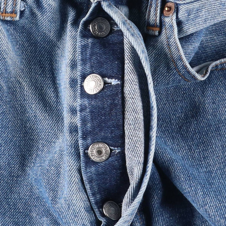Levi's 501 straight denim pants for men, equivalent to w29 cotton blue type Vintage Second Hand