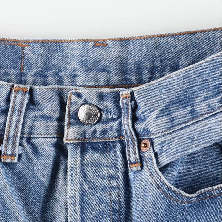 Levi's 501 straight denim pants for men, equivalent to w29 cotton blue type Vintage Second Hand