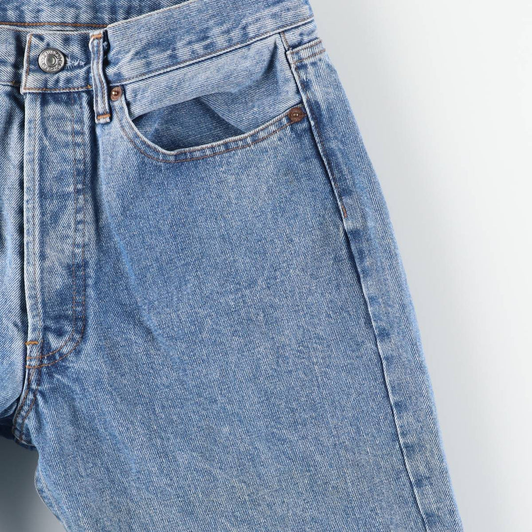 Levi's 501 straight denim pants for men, equivalent to w29 cotton blue type Vintage Second Hand