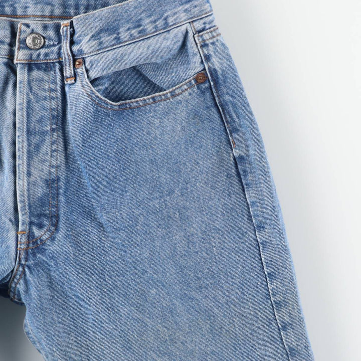 Levi's 501 straight denim pants for men, equivalent to w29 cotton blue type Vintage Second Hand