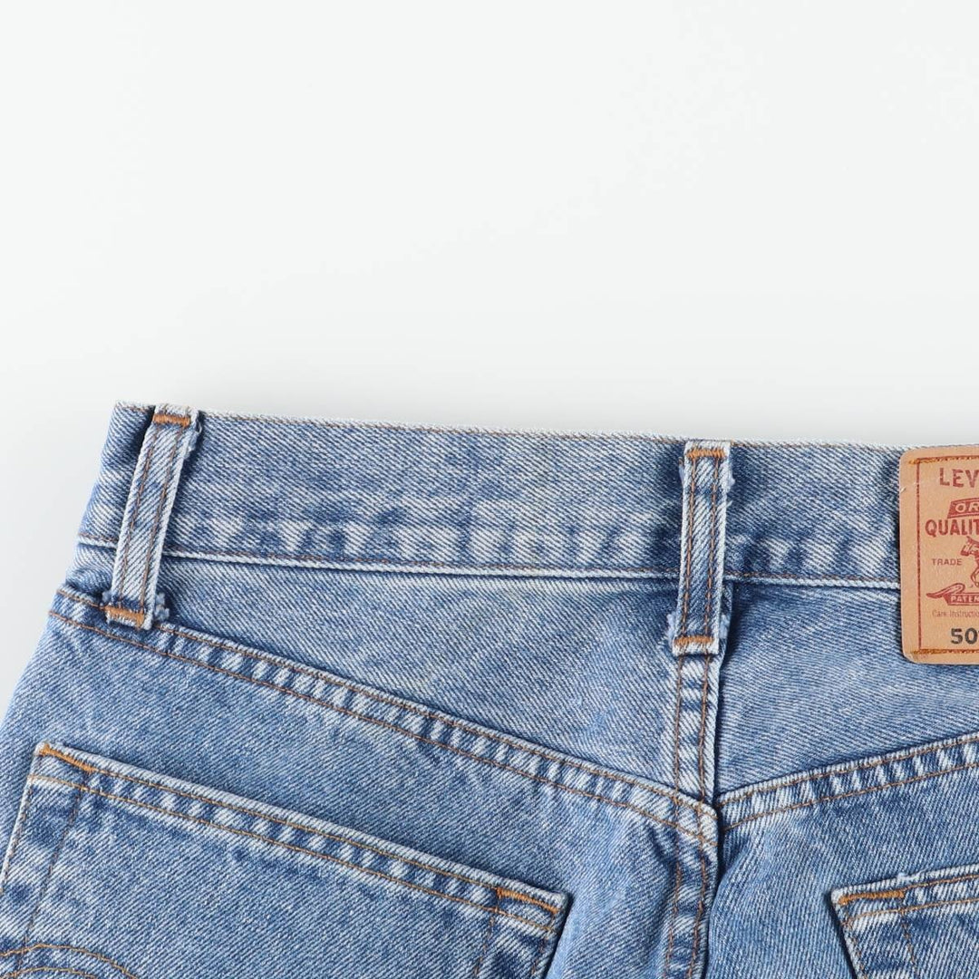 Levi's 501 straight denim pants for men, equivalent to w29 cotton blue type Vintage Second Hand