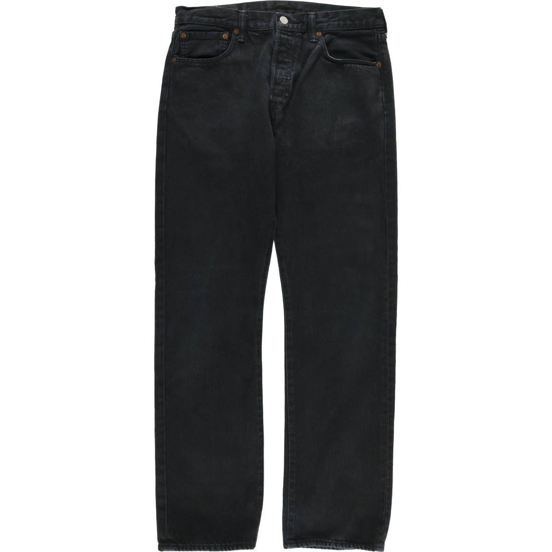 Levi's 501 Black Denim Straight Denim Pants for Men, W32 equivalent unclear black type Vintage Second Hand