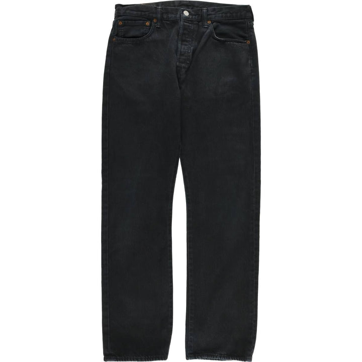 Levi's 501 Black Denim Straight Denim Pants for Men, W32 equivalent unclear black type Vintage Second Hand