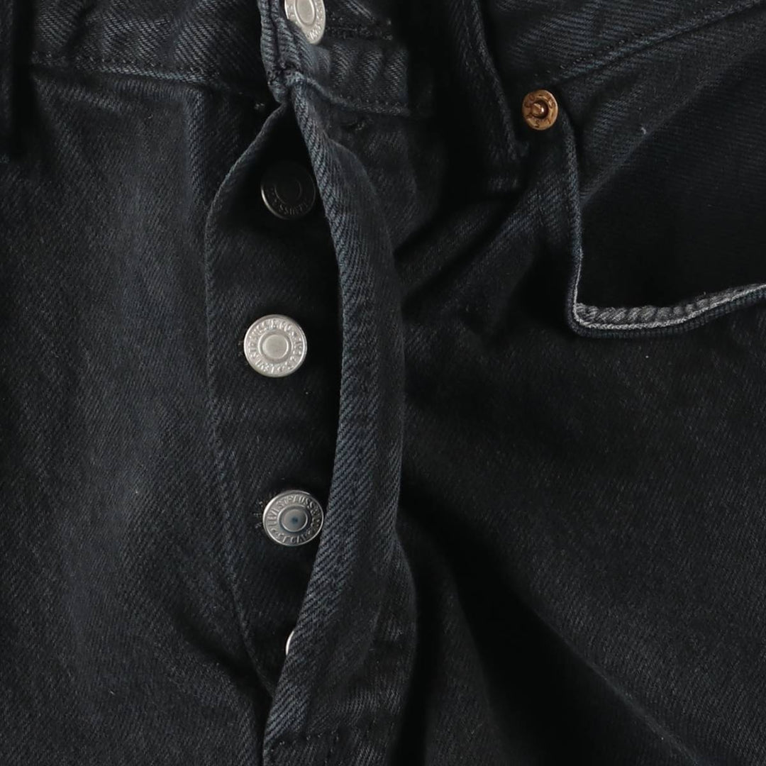 Levi's 501 Black Denim Straight Denim Pants for Men, W32 equivalent unclear black type Vintage Second Hand
