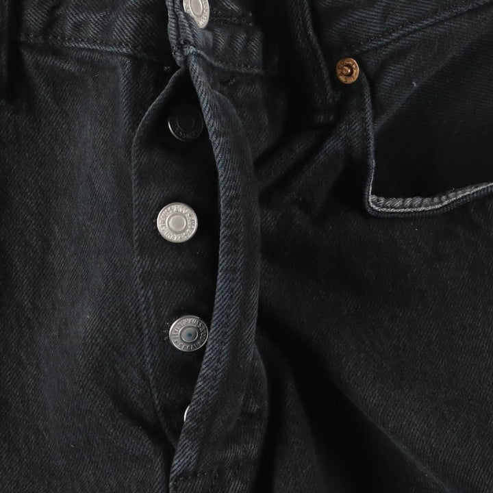 Levi's 501 Black Denim Straight Denim Pants for Men, W32 equivalent unclear black type Vintage Second Hand