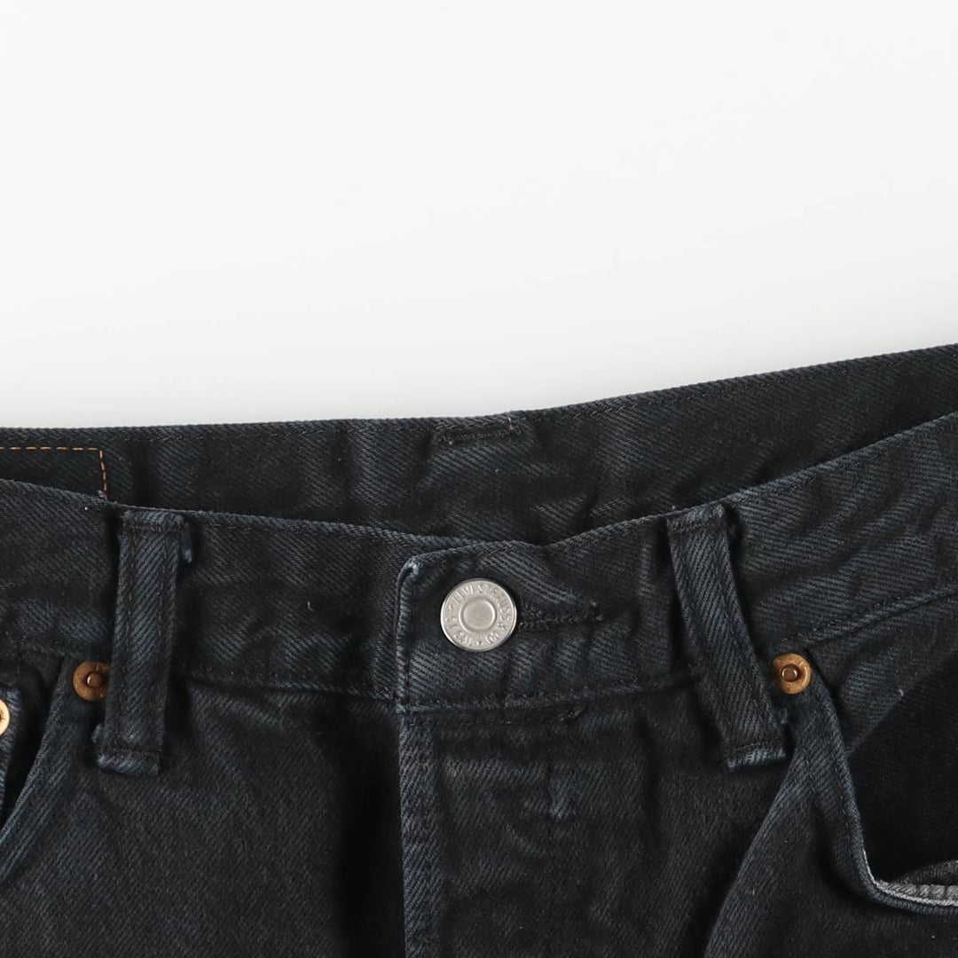 Levi's 501 Black Denim Straight Denim Pants for Men, W32 equivalent unclear black type Vintage Second Hand