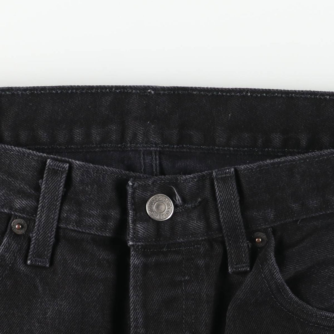 Levi's 501 Black Denim Straight Denim Pants for Men, W32 equivalent cotton black type Vintage Second Hand