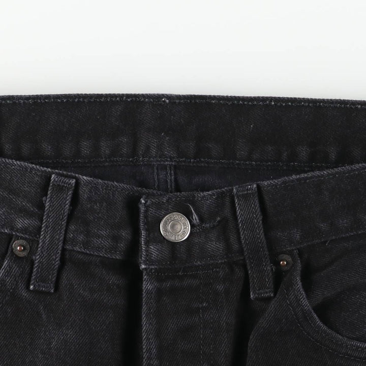 Levi's 501 Black Denim Straight Denim Pants for Men, W32 equivalent cotton black type Vintage Second Hand