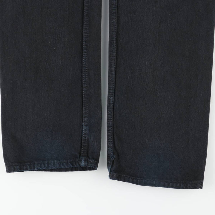 Levi's 501 Euro Model Black Denim Straight Leg Denim Pants, Made in the UK, Men's Size W31 cotton black type Vintage Second Hand