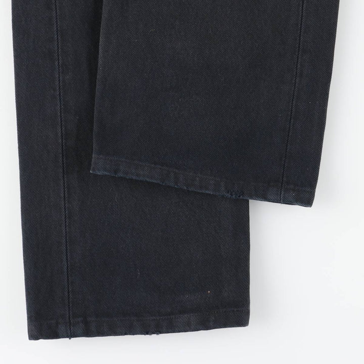 Levi's 501 Euro Model Black Denim Straight Leg Denim Pants, Men's Size W30 cotton black type Vintage Second Hand