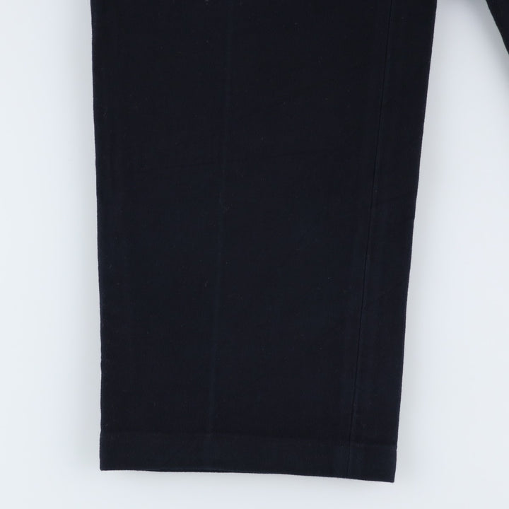 Brooks Brothers HUDSON Men's Cotton Slacks, Size W35 cotton navy blue type Vintage Second Hand