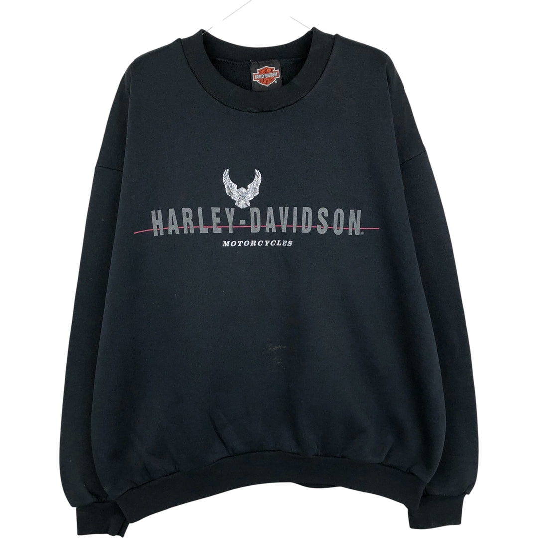 90'S Harley-Davidson Advertising Sweatshirt, Men's XL polyester black type Vintage Second Hand