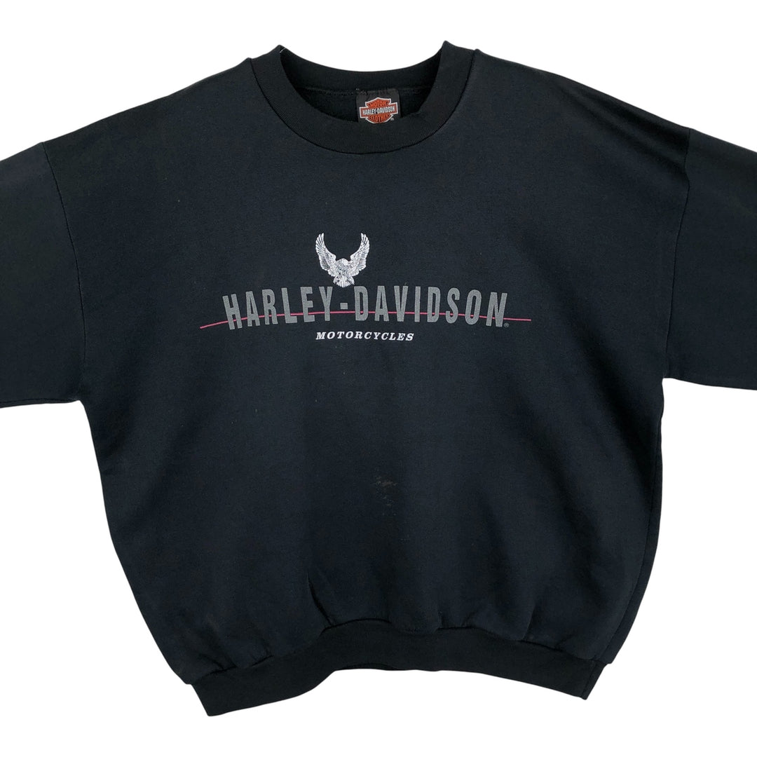 90'S Harley-Davidson Advertising Sweatshirt, Men's XL polyester black type Vintage Second Hand