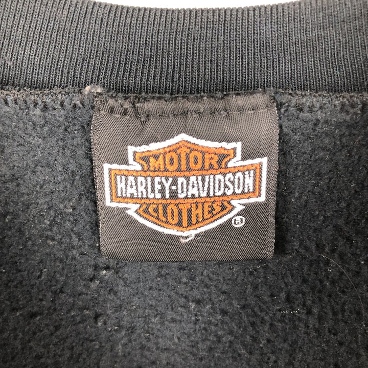 90'S Harley-Davidson Advertising Sweatshirt, Men's XL polyester black type Vintage Second Hand