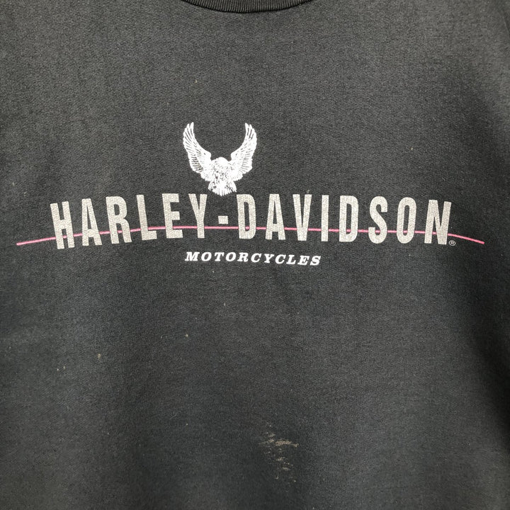 90'S Harley-Davidson Advertising Sweatshirt, Men's XL polyester black type Vintage Second Hand