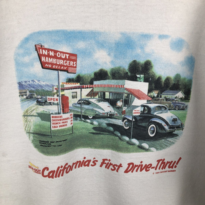 Vintage 90'S Hanes Advertising Sweatshirt, Men's XL cotton white type Vintage Second Hand