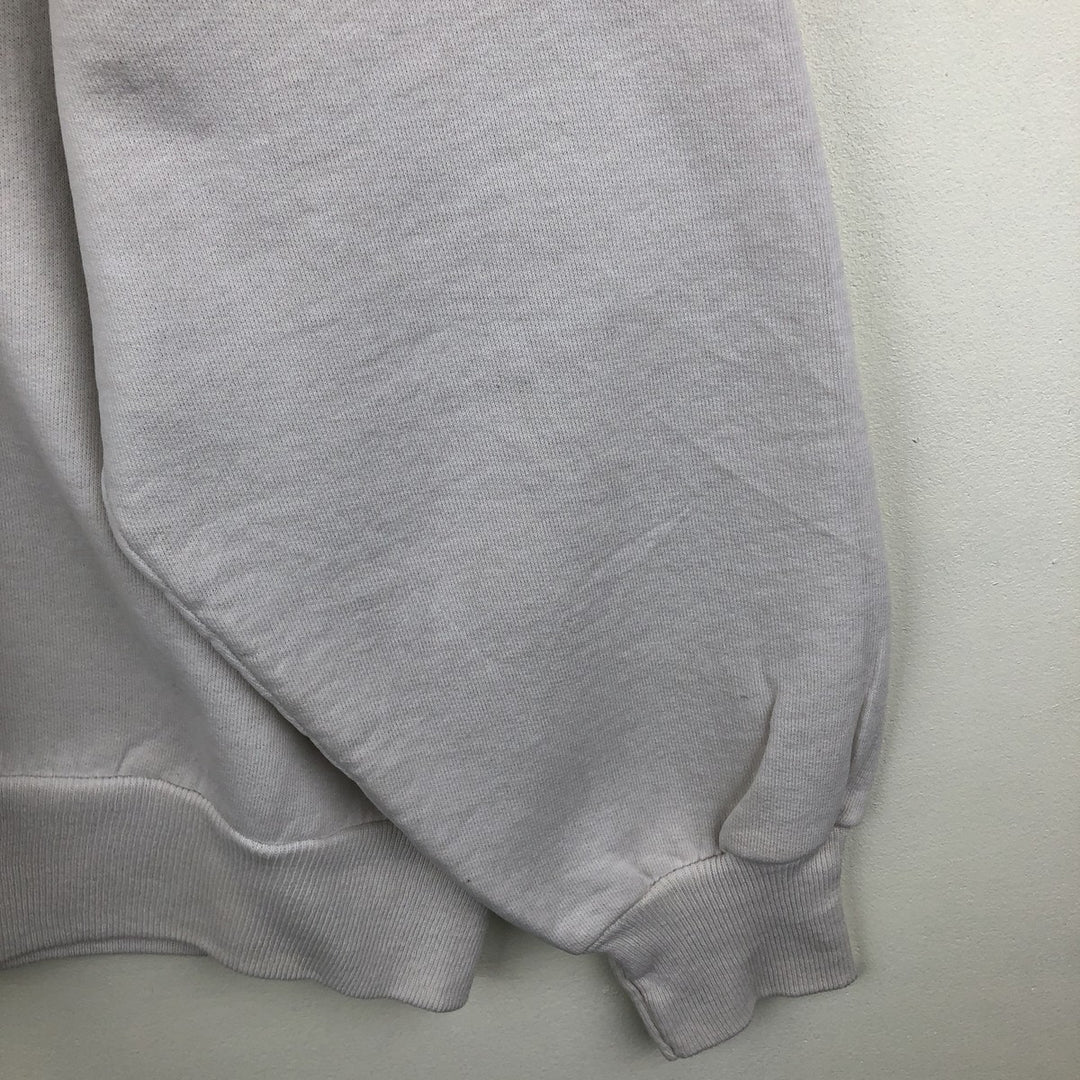 Vintage 90'S Hanes Advertising Sweatshirt, Men's XL cotton white type Vintage Second Hand