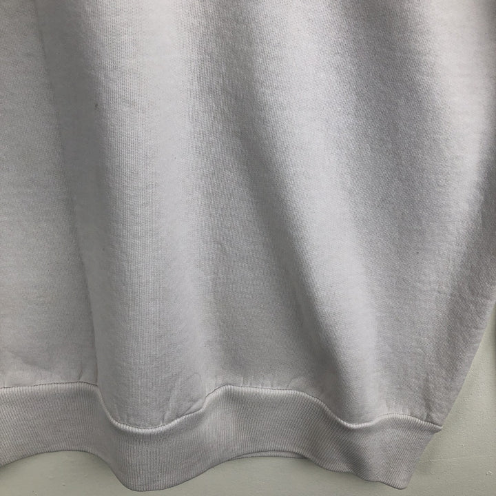 Vintage 90'S Hanes Advertising Sweatshirt, Men's XL cotton white type Vintage Second Hand