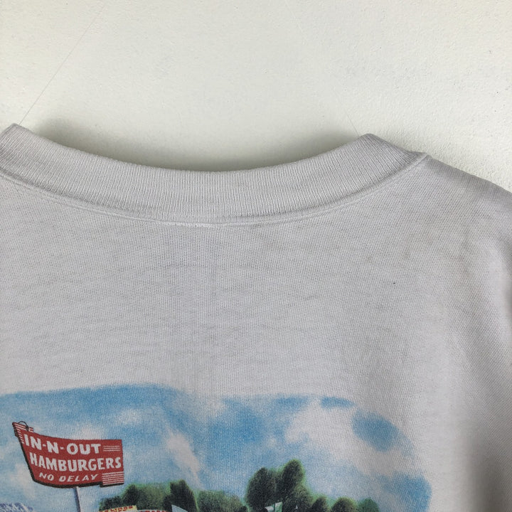 Vintage 90'S Hanes Advertising Sweatshirt, Men's XL cotton white type Vintage Second Hand