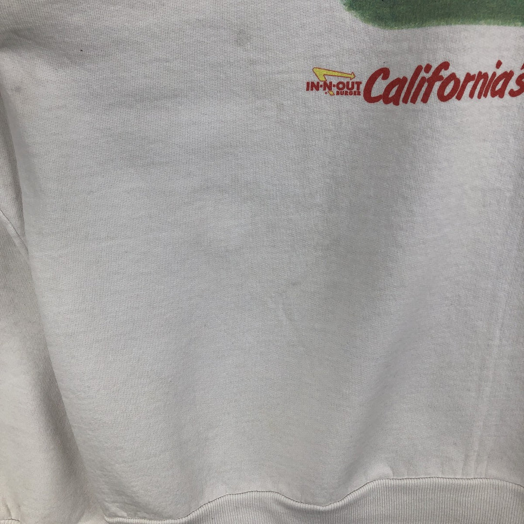 Vintage 90'S Hanes Advertising Sweatshirt, Men's XL cotton white type Vintage Second Hand