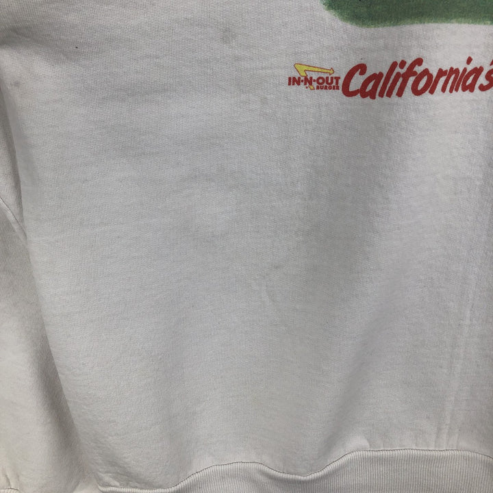 Vintage 90'S Hanes Advertising Sweatshirt, Men's XL cotton white type Vintage Second Hand
