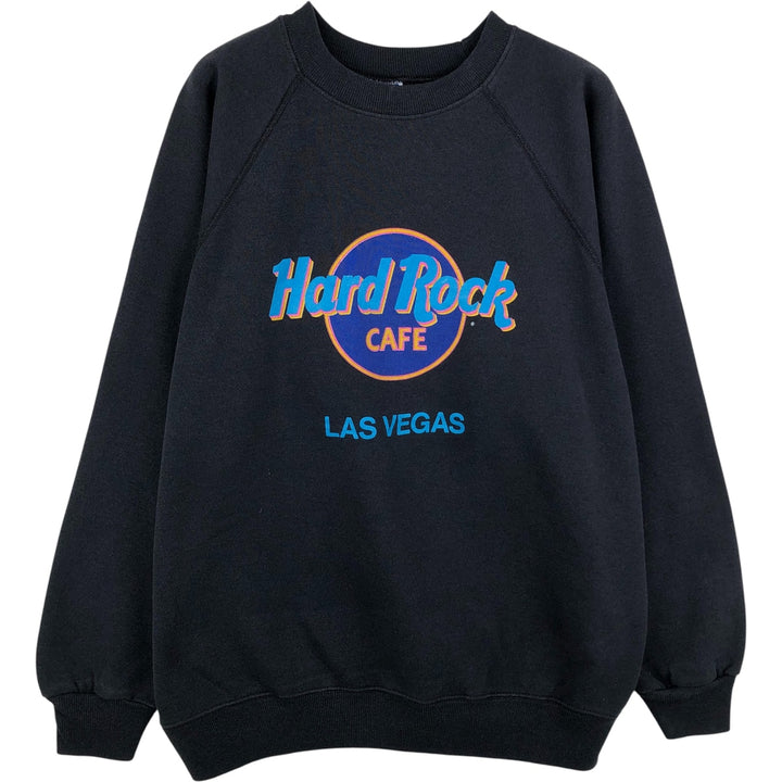 Hanes HARD ROCK CAFE Advertising Sweatshirt, Made in USA, Men's Size XL cotton black type Vintage Second Hand