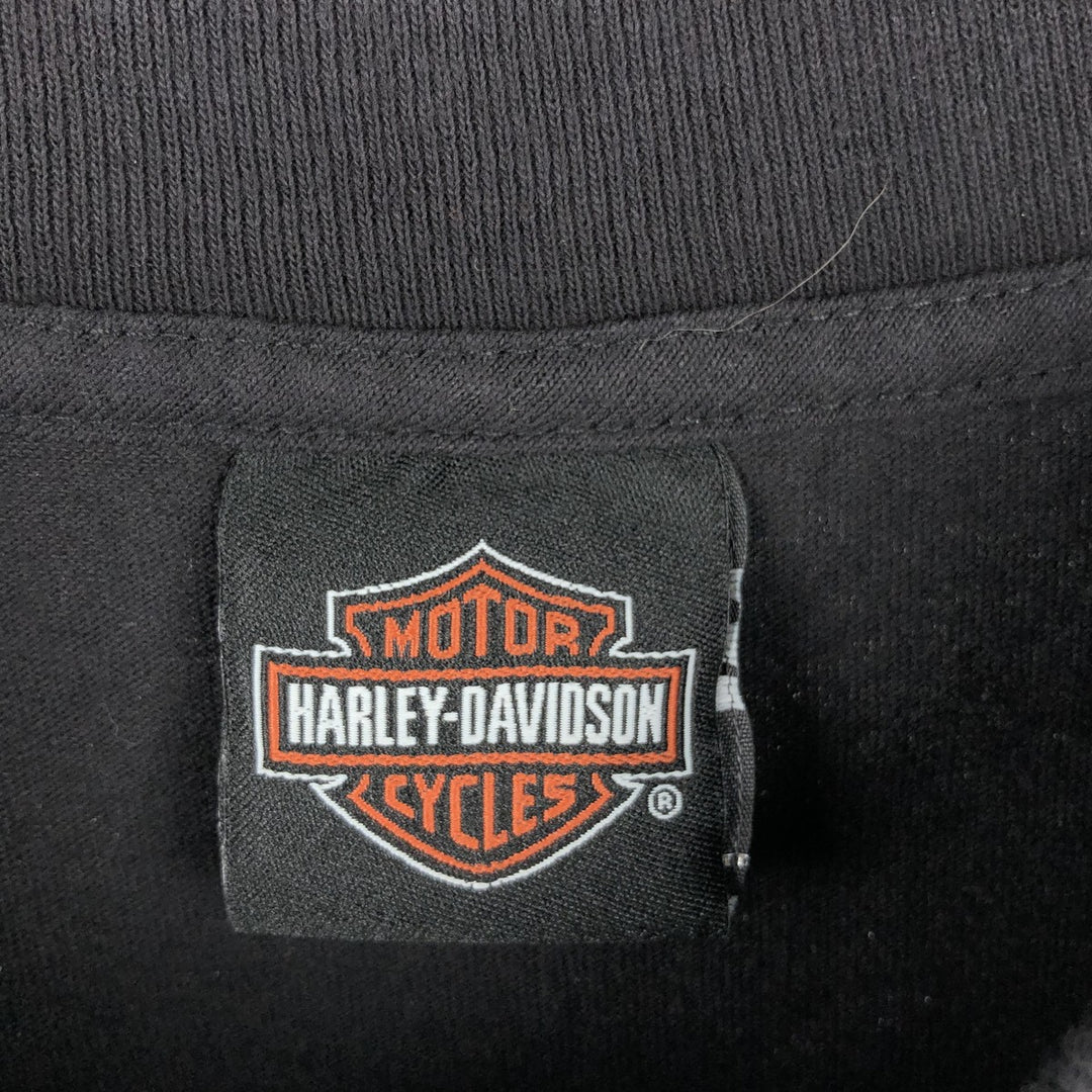 Harley-Davidson Motorcycle Bike T-shirt, Men's XL size unclear black type Vintage Second Hand