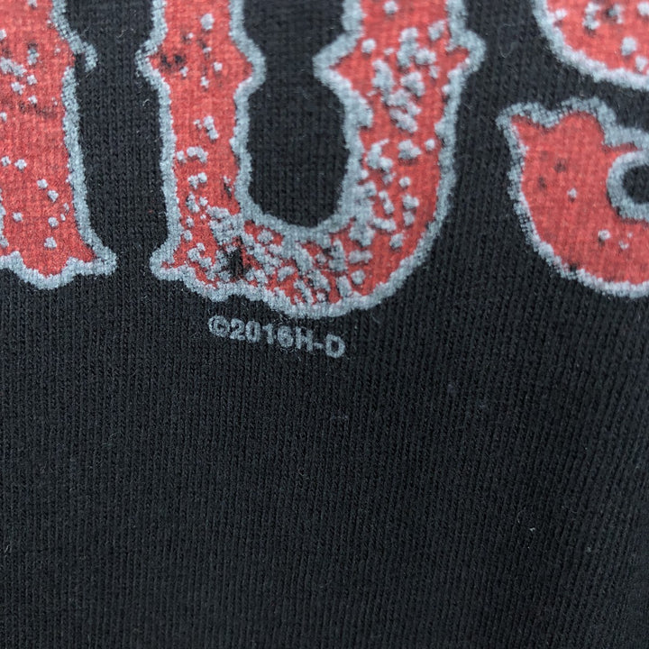 Harley-Davidson Skull Pattern Motorcycle Bike T-shirt Men's XXL cotton black type Vintage Second Hand