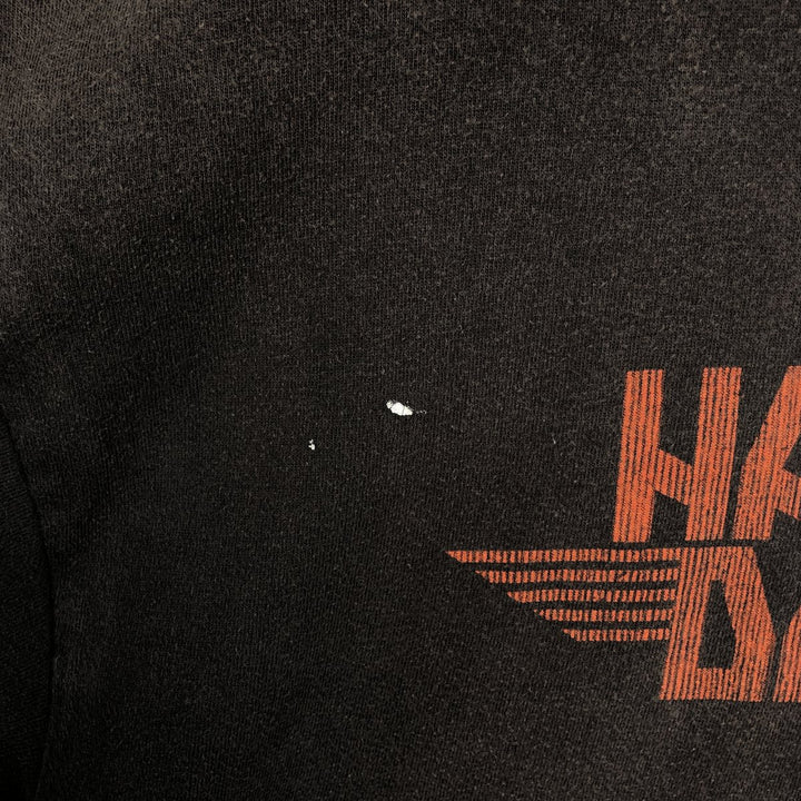 Harley-Davidson Eagle Pattern Motorcycle Bike T-shirt Men's XL cotton brown type Vintage Second Hand