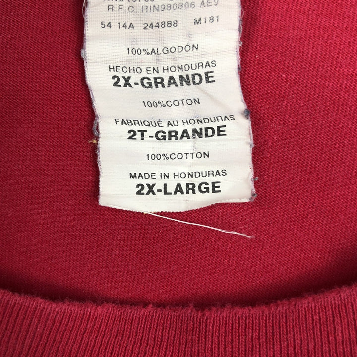 Harley-Davidson Motorcycle Bike T-shirt, Men's XXL cotton red type Vintage Second Hand