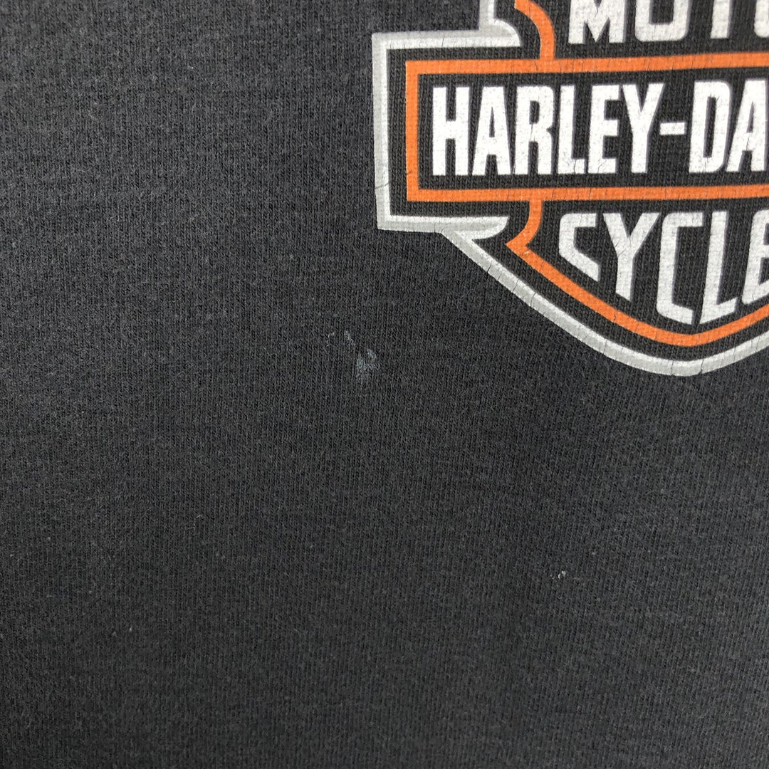 Harley-Davidson Motorcycle Bike T-shirt, Men's XL size cotton black type Vintage Second Hand