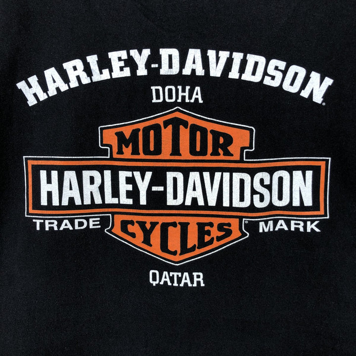 Harley-Davidson Motorcycle Bike T-shirt, Men's XXL cotton black type Vintage Second Hand