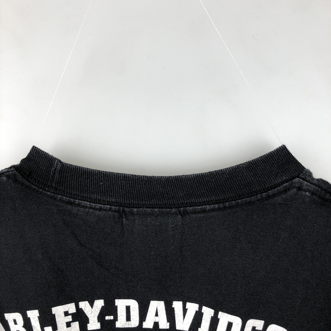 Harley-Davidson Motorcycle Bike T-shirt, Men's XXL cotton black type Vintage Second Hand
