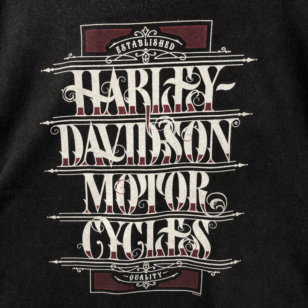 Harley-Davidson Motorcycle T-Shirt, Men's, Size XXXL cotton Charcoal Vintage Second Hand