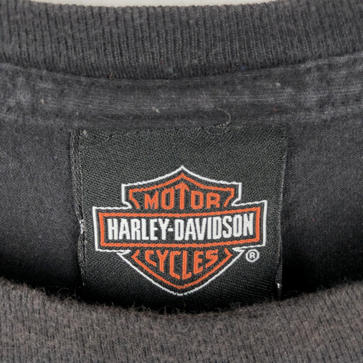 Harley-Davidson Motorcycle Bike T-shirt, Men's XL size cotton black type Vintage Second Hand