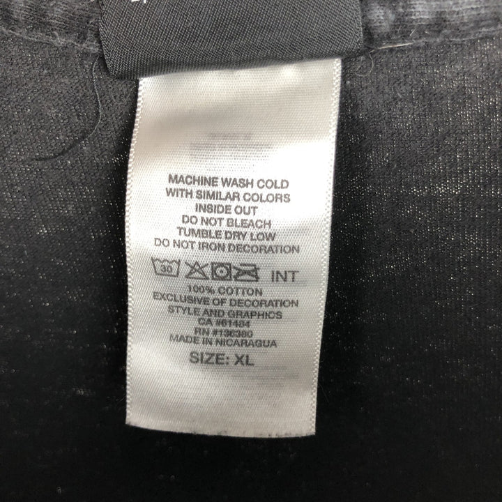 Harley-Davidson Motorcycle Bike T-shirt, Men's XL size cotton black type Vintage Second Hand