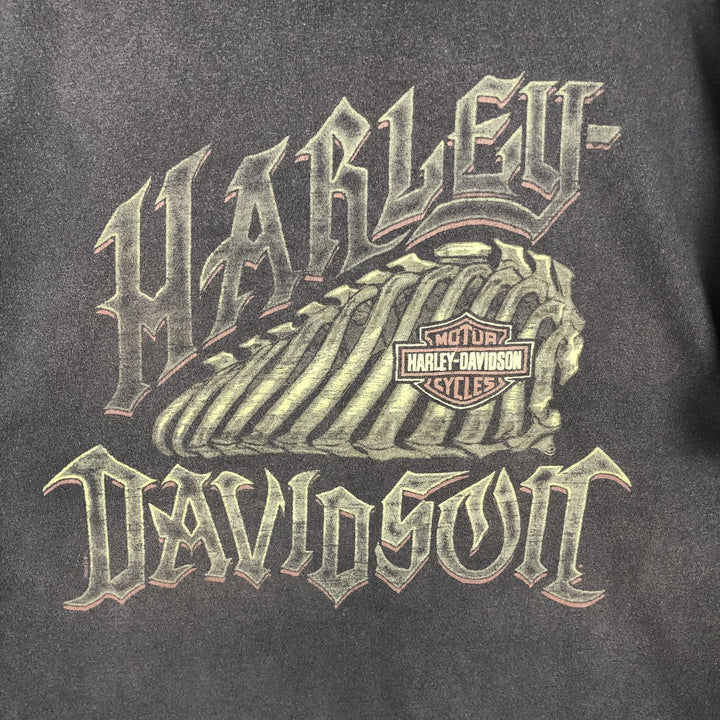 Harley-Davidson Motorcycle Bike T-shirt, Men's XL size cotton black type Vintage Second Hand