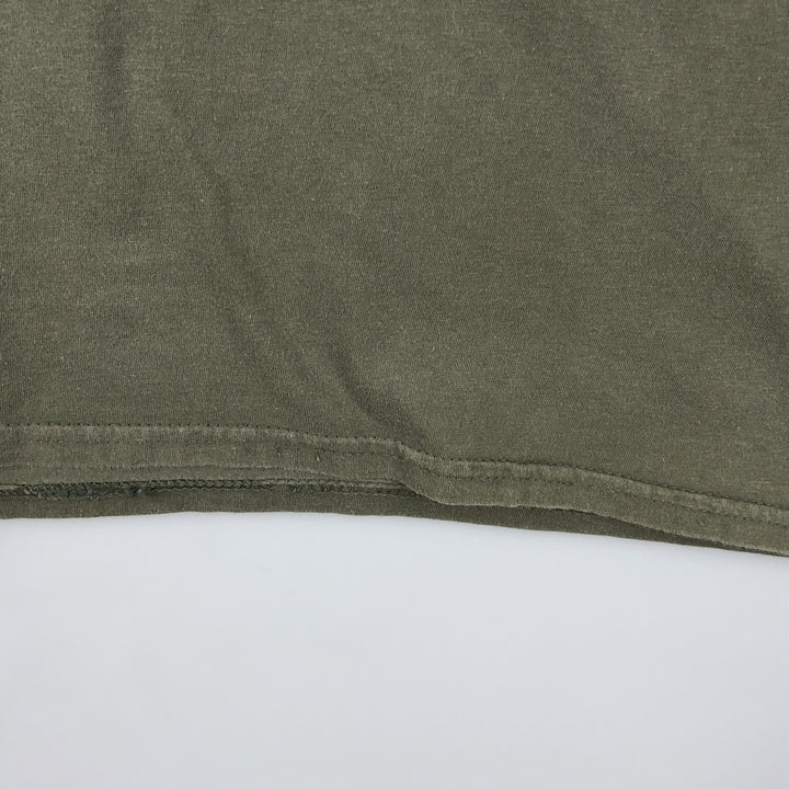 Harley-Davidson Eagle Pattern Motorcycle Bike T-shirt Men's XL cotton Khaki type Vintage Second Hand