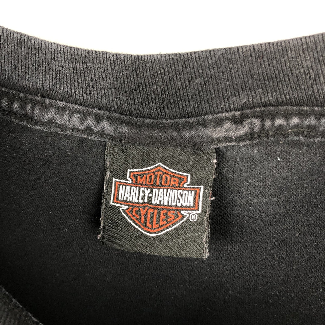 Harley-Davidson Motorcycle Bike T-shirt, Men's XXL cotton black type Vintage Second Hand