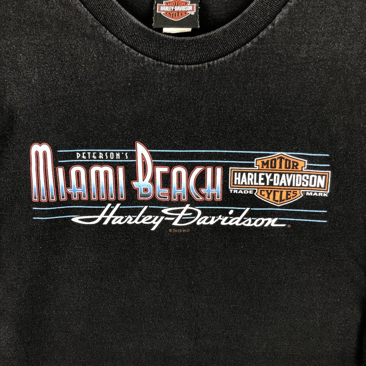 Harley-Davidson Motorcycle Bike T-shirt, Men's XXL cotton black type Vintage Second Hand