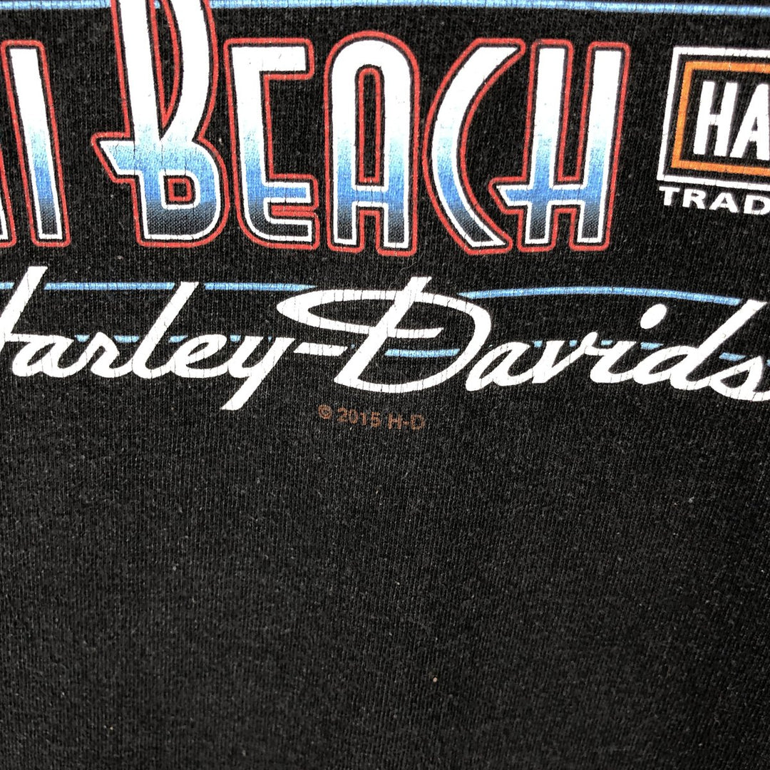 Harley-Davidson Motorcycle Bike T-shirt, Men's XXL cotton black type Vintage Second Hand